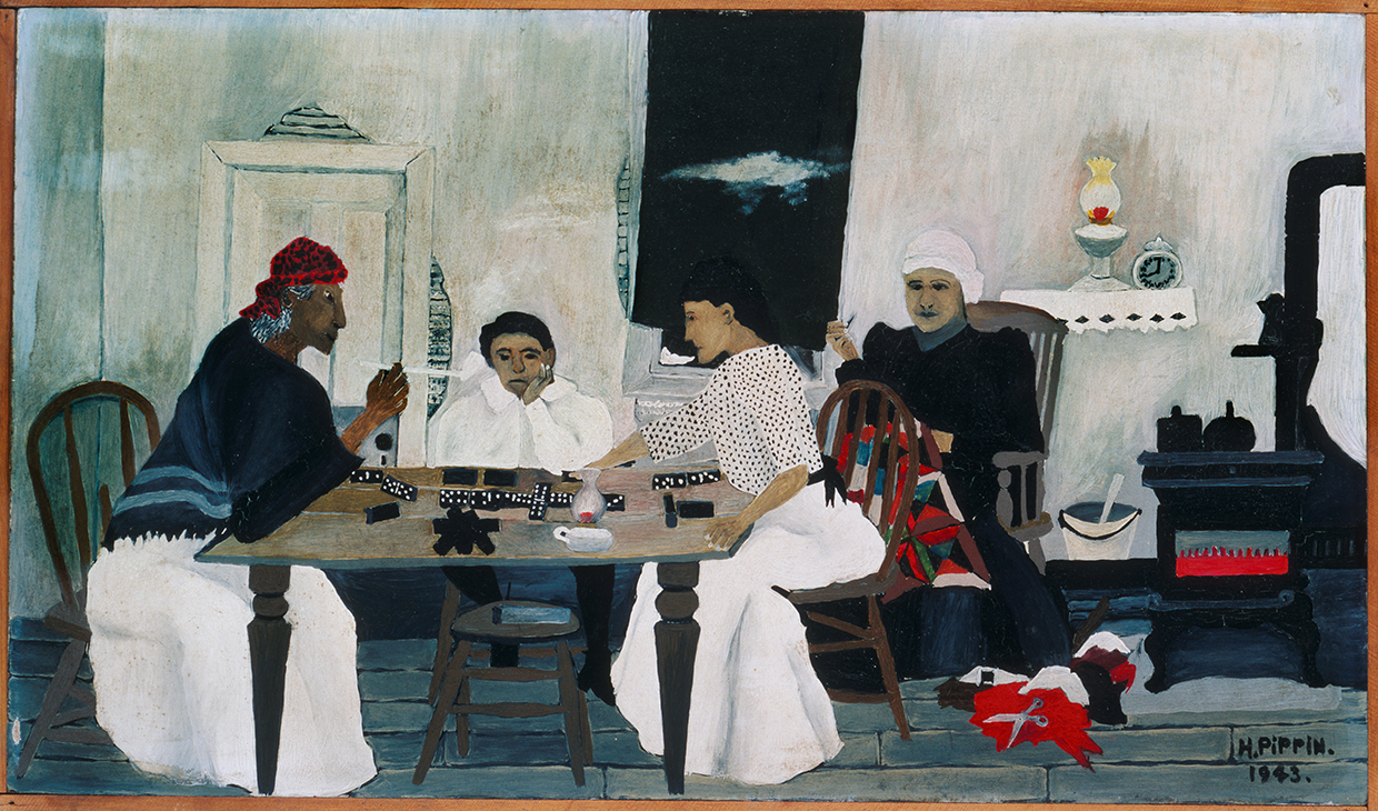Horace Pippin, Domino Players, 1943