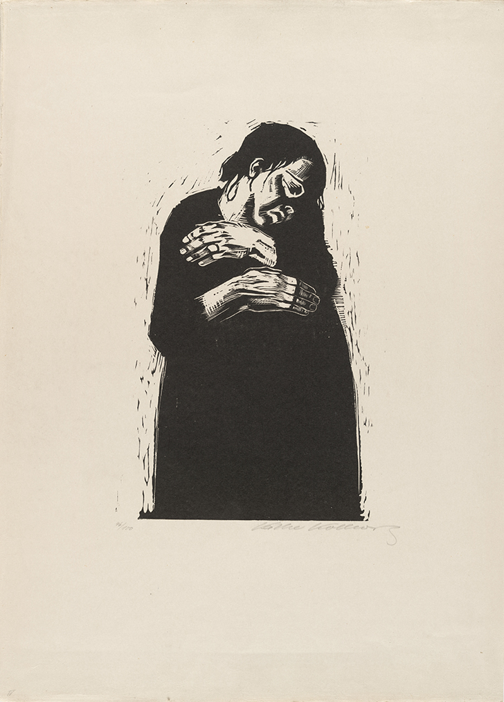 Käthe Kollwitz, The Widow I (plate 4) from War, 1921–22