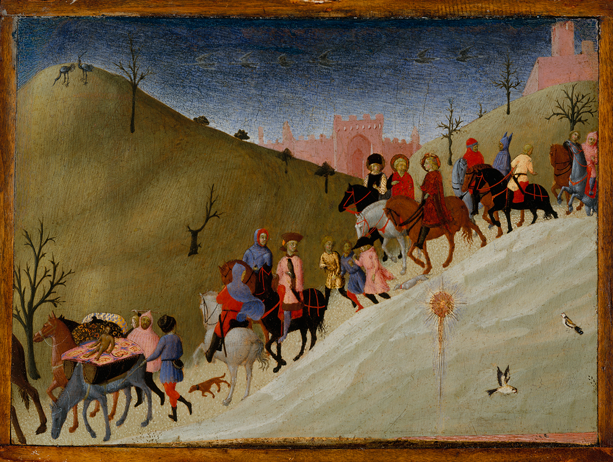 Sassetta (Stefano di Giovanni), The Journey of the Magi (fragment), c. 1435.