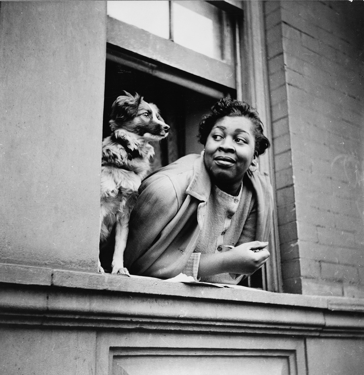 Gordon Parks New York New York A Woman And Her Dog In The Harlem Section 1943 Jacob Lawrence The Migration Series
