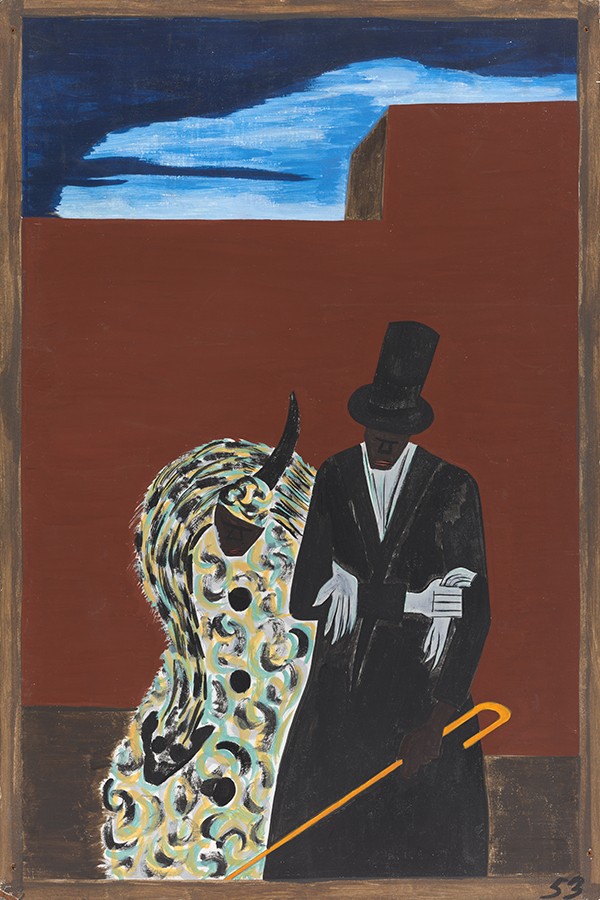 Jacob Lawrence, Panel 53, African Americans, long-time residents