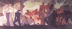 Aaron Douglas, <em>Aspects of Negro Life: An Idyll of the Deep South